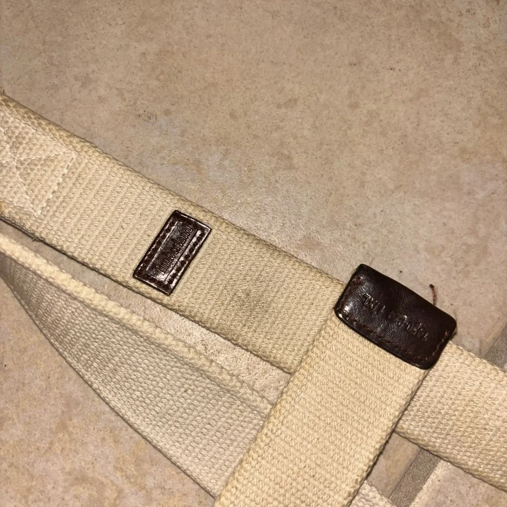 Timberland Cream and Dark Brown Knit Accessory